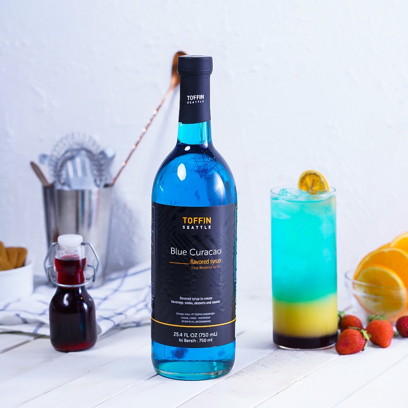 Toffin Syrup Blue Curacao