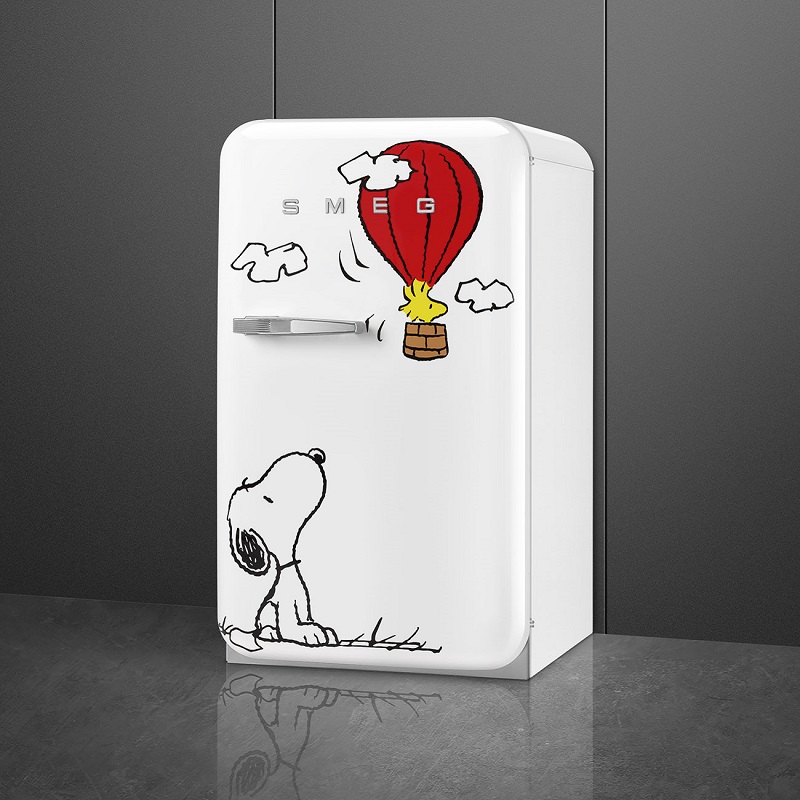 SMEG FAB10RDSN5 Snoopy Free standing refrigerator One Door, White