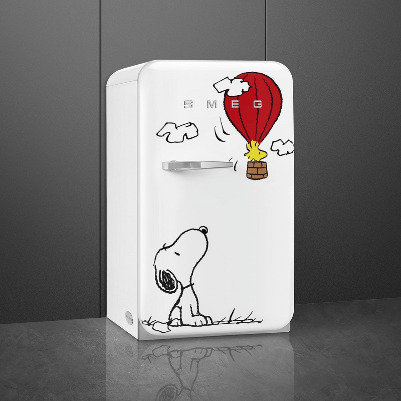 SMEG FAB10RDSN5 Snoopy Free standing refrigerator One Door, White