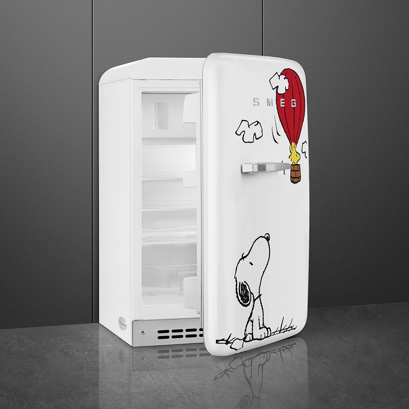SMEG FAB10RDSN5 Snoopy Free standing refrigerator One Door, White
