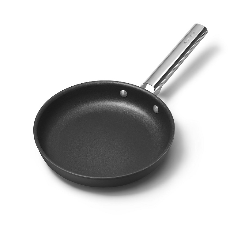 SMEG CKFF2401BLM Kitchenware, Cookware, Frypan 24cm,50's Style (Black)