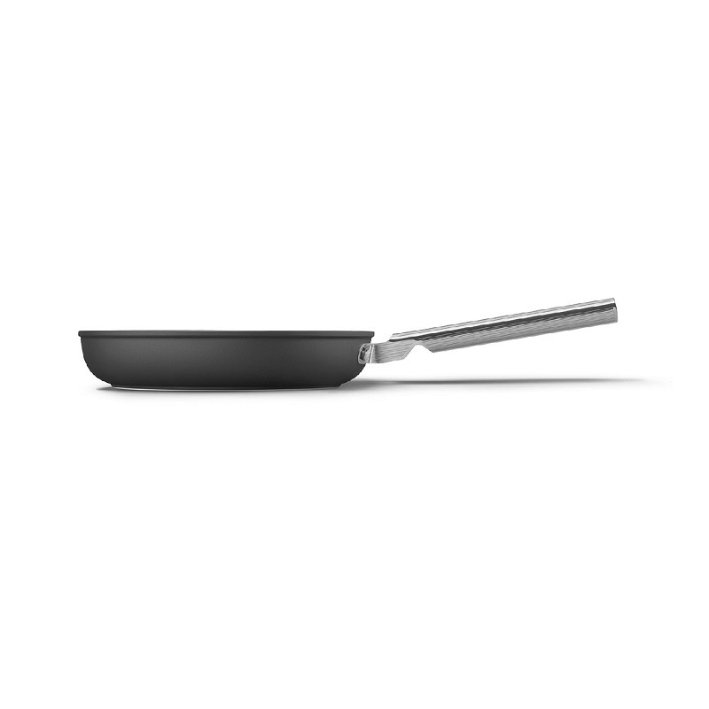 SMEG CKFF2601BLM Kitchenware, Cookware, Frypan 26cm,50's Style (Black)