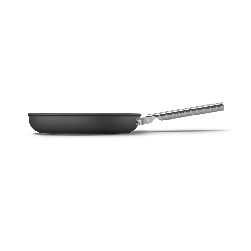 SMEG CKFF3001BLM Kitchenware, Cookware, Frypan 30cm,50's Style (Black)