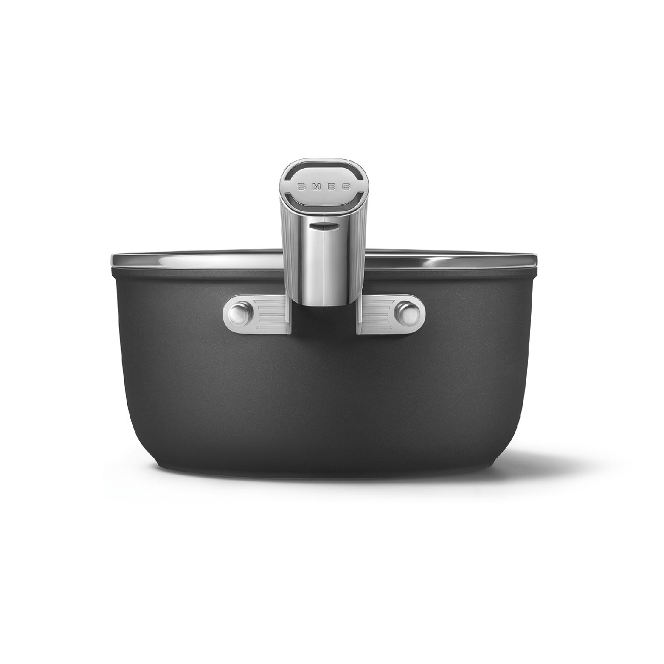SMEG CKFS2011BLM Kitchenware, Cookware, Saucepan 20cm, 50's Style (Black)