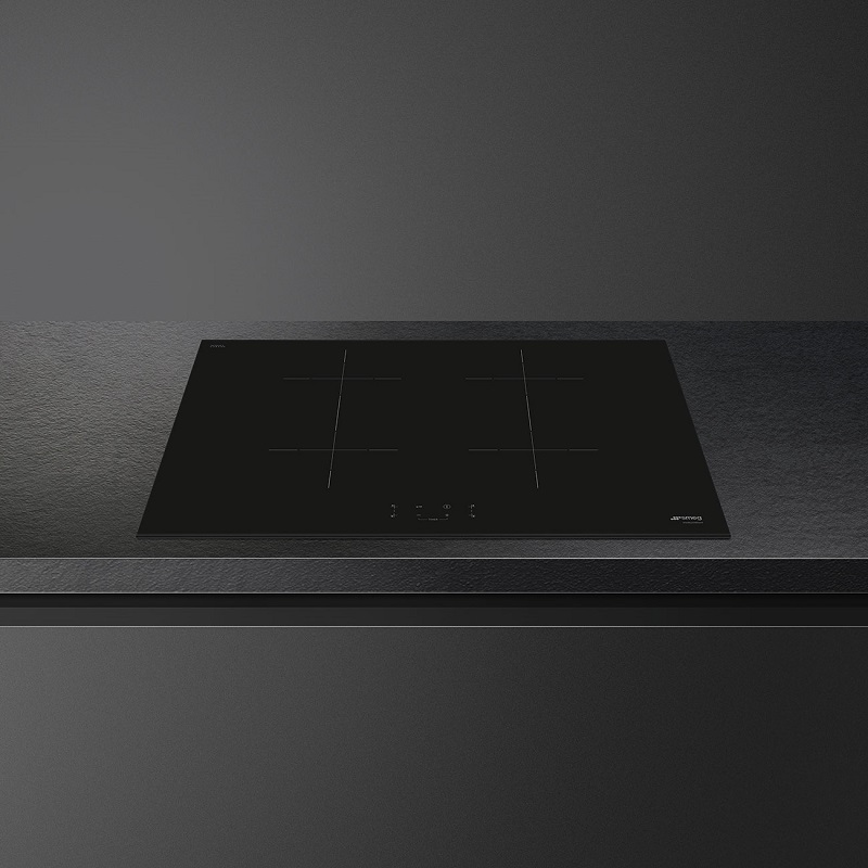 SMEG SIB2741D Induction Hob, 70/75 cm, Universale Aesthetic (Black)