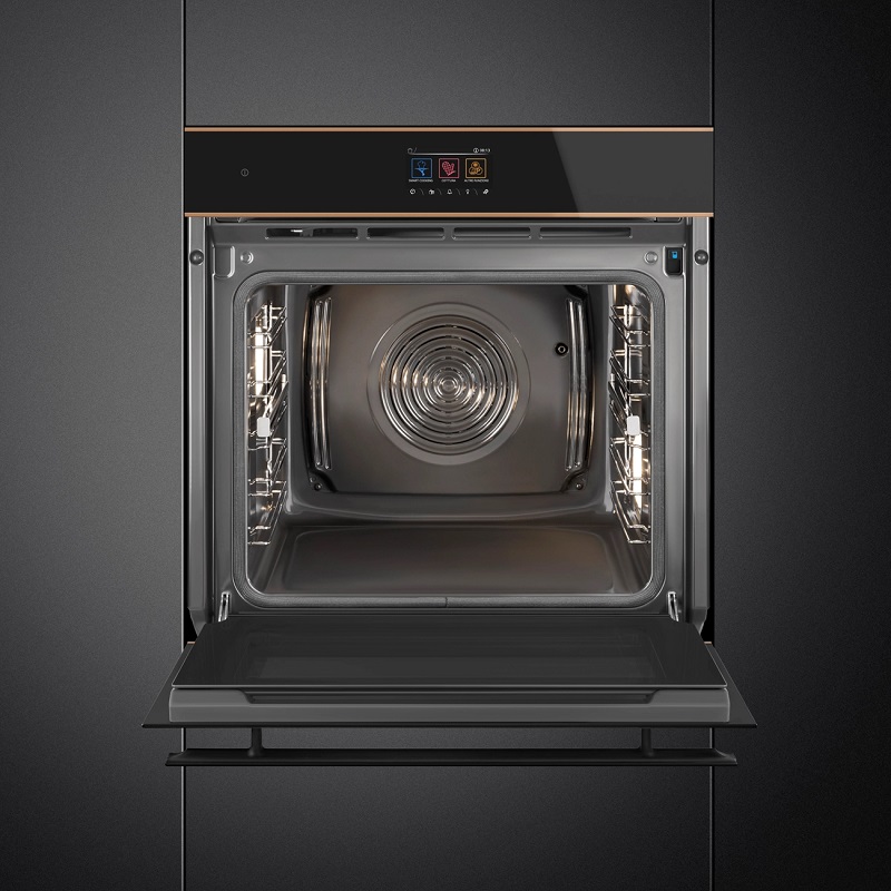 SMEG SOP6604S2PNR Pyro steam Galileo Oven, 60 cm, Combi Steam, Dolce Stil Novo Aesthetic