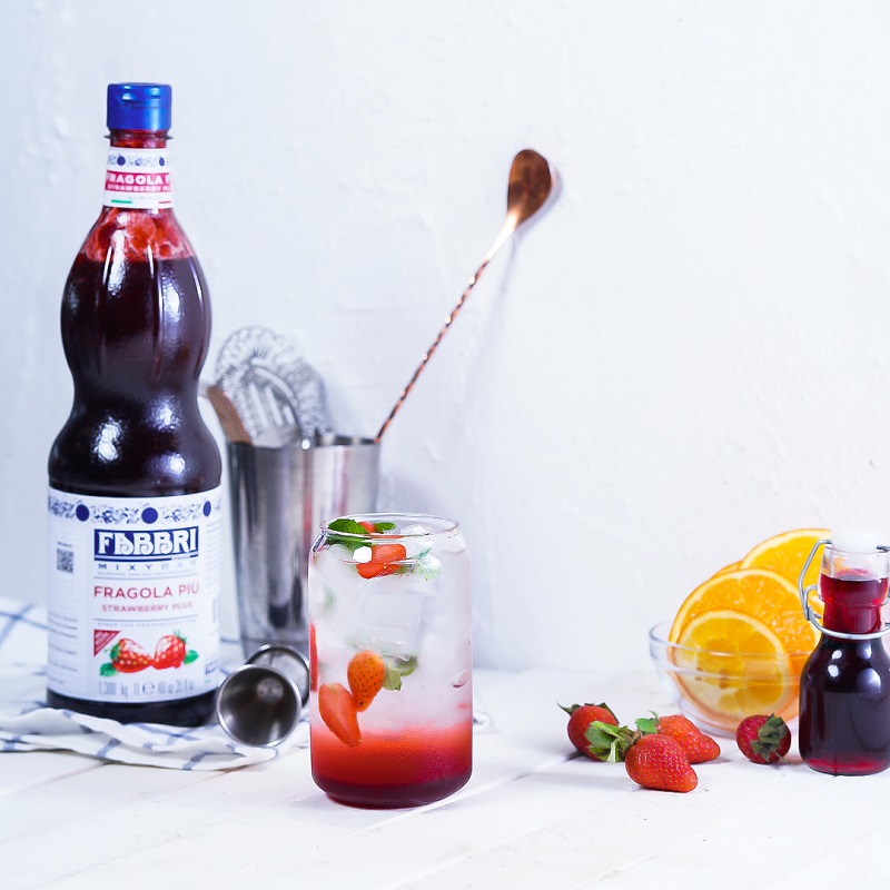 Fabbri Mixybar Fragolapiu (Strawberry)