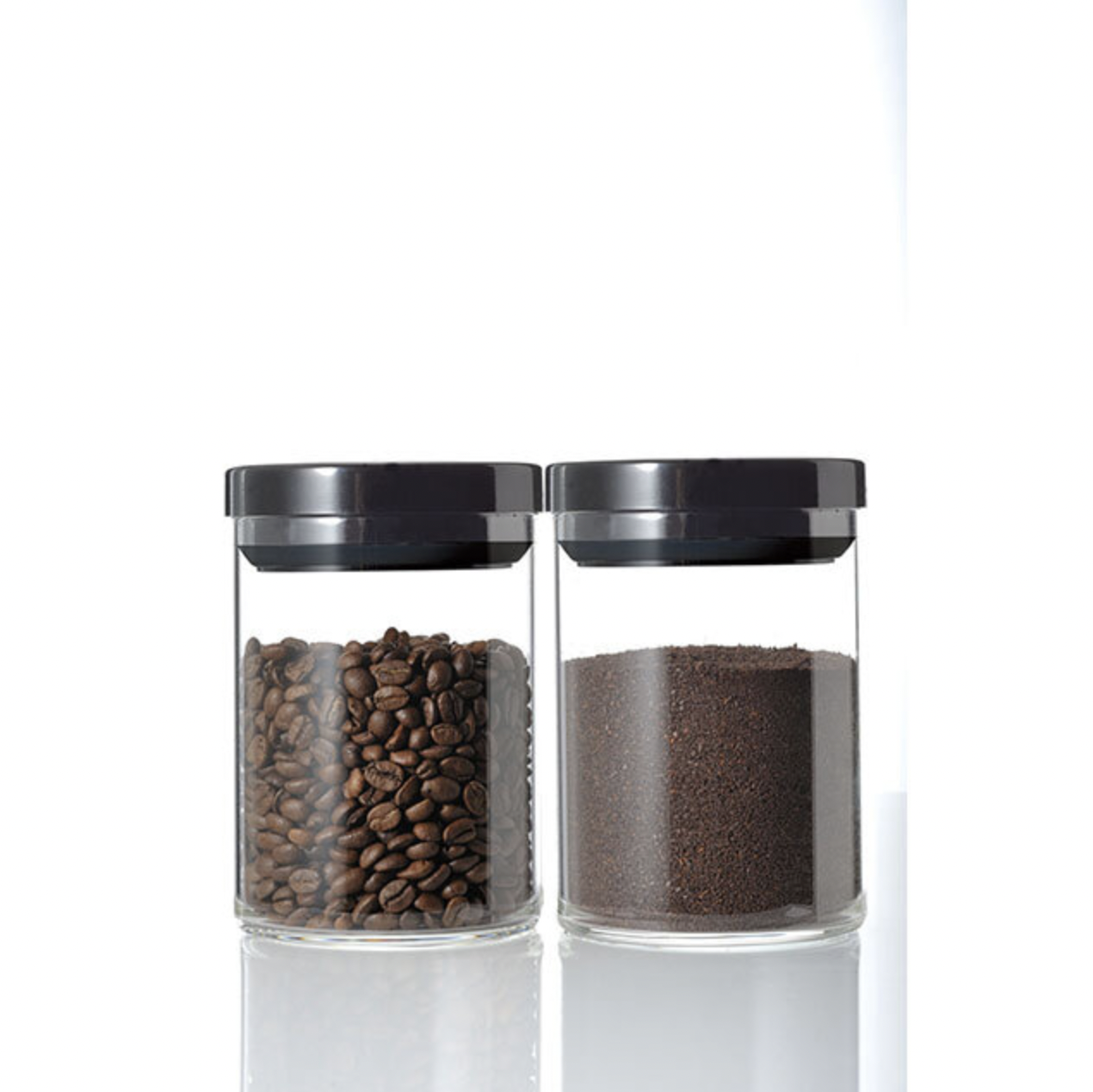 Hario MCN-300B Glass Canister L 1000ml (Black)