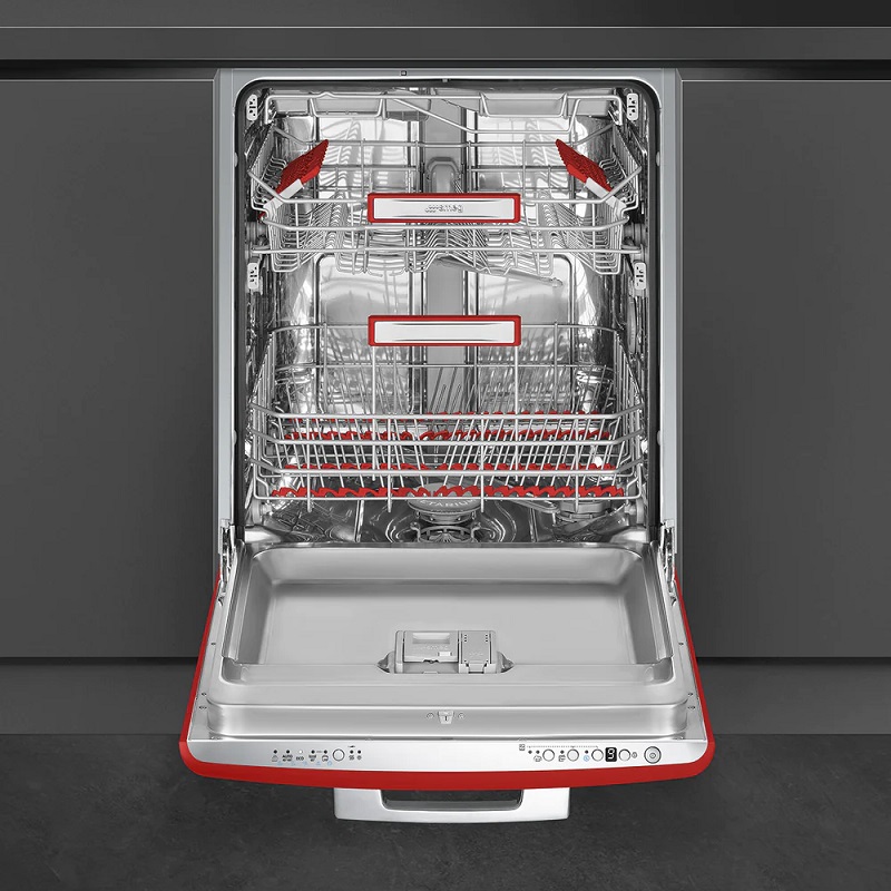 SMEG STFABRD3 Dishwashers 50's Style (Red)