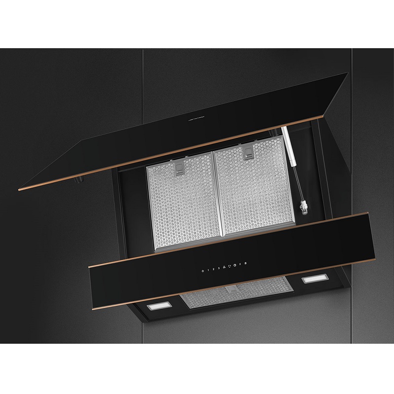 SMEG KV694R Hood ,90cm, Dolce Still Novo (Black)