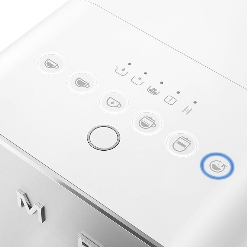 SMEG BCC13WHMEU Automatic Coffee Machine With a Milk System (White Matte)