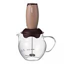 Hario CQT-45-BR Milk Frother With Jug (Brown)