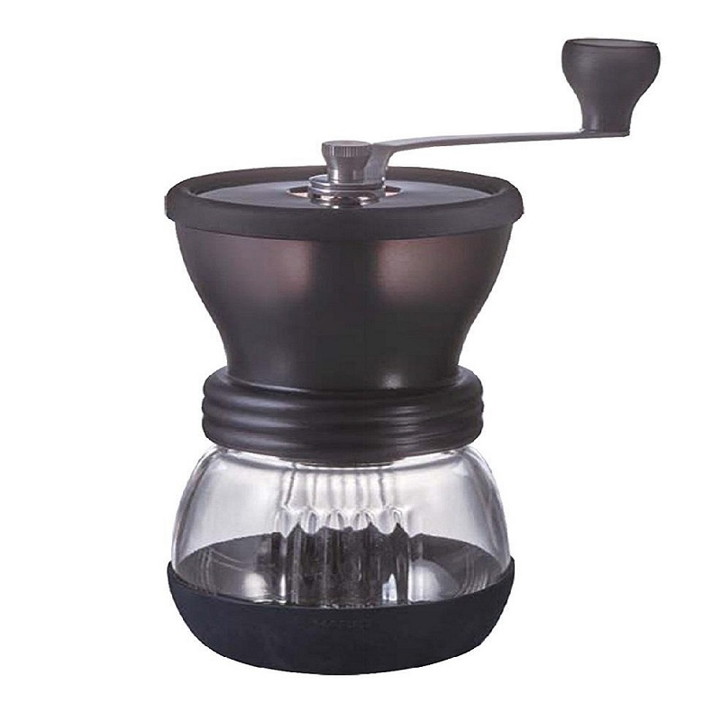 Hario MSCS-2DTB Ceramic coffee mill skerton + (Dark Transparent Black)