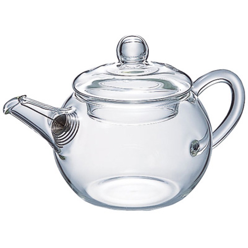 Hario QSM1 Asian Tea Pot Round (Transparent) Toffin Digital