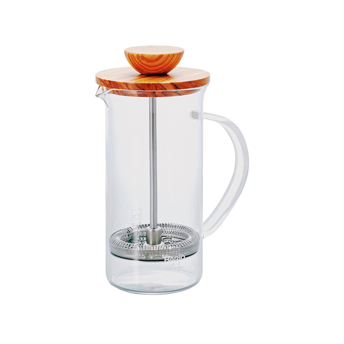Hario THW02OV Hario French Press (Olive Wood) Toffin Digital