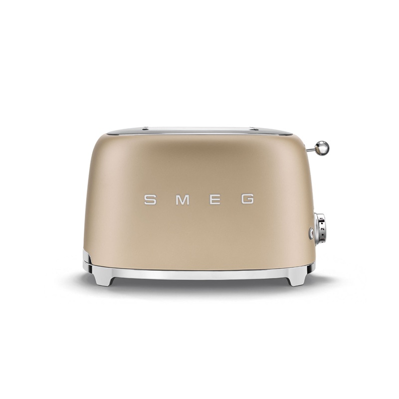 SMEG Toaster 2x2 (TSF01) Gold Toffin Digital