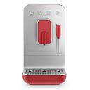 SMEG Automatic Coffee Machine with Milk Frother (BCC02) Red
