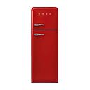 SMEG Free Standing Refrigerator Double Door (FAB30R) Red