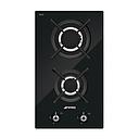 SMEG Gas Hob, 30 cm, Classica (PV332CN) Black