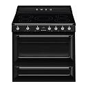 SMEG TR90IBL2 Cooker with Induction Hob, 90x60 cm, Victoria (Black)