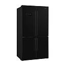 SMEG FQ60NDE Free Standing Refrigerator 4 Doors, Universale Aesthetic (Black)