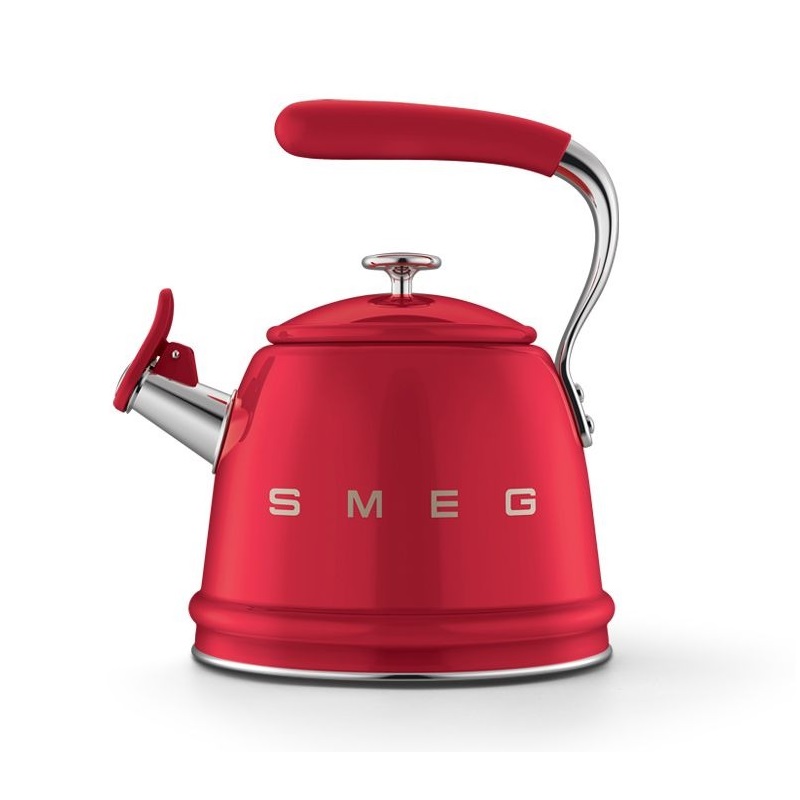 SMEG WKF01RD Whistling Kettle (Red)