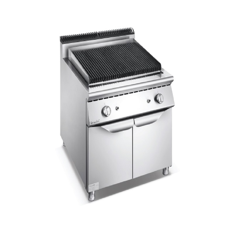 Furnotel 700 Series - Gas Lava Rock Grill With Cabinet FELG0707GC