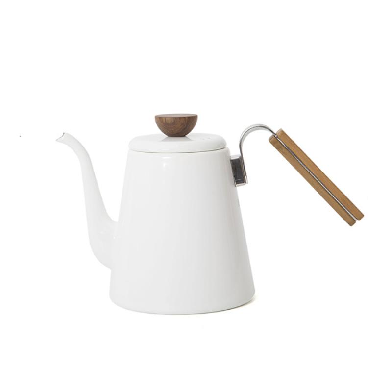 Hario BDK80W Bona Coffee Drip Kettle (White) Toffin Digital
