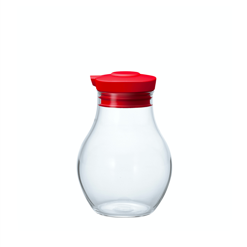 Hario OMPS180R Soy Sauce Container 180 (Red) Toffin Digital