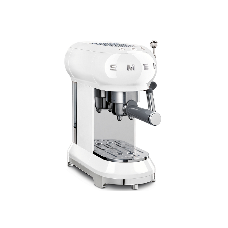 SMEG Espresso Coffee Machine (ECF01) White