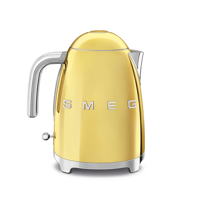 SMEG Electric Kettle (KLF03) Gold Toffin Digital