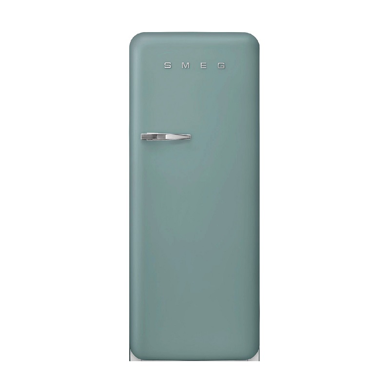 SMEG Free Standing Refrigerator One Door (FAB28R) Matte Green Alba