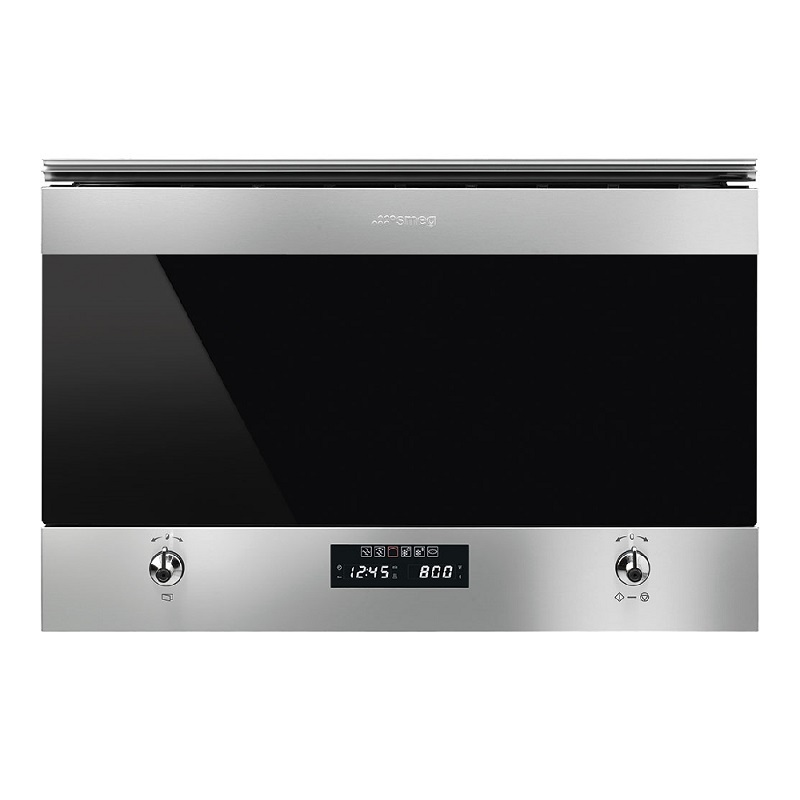 SMEG MP322X1 Microwave, 39 cm, With Grill Oven, Classica, Stainless Steel