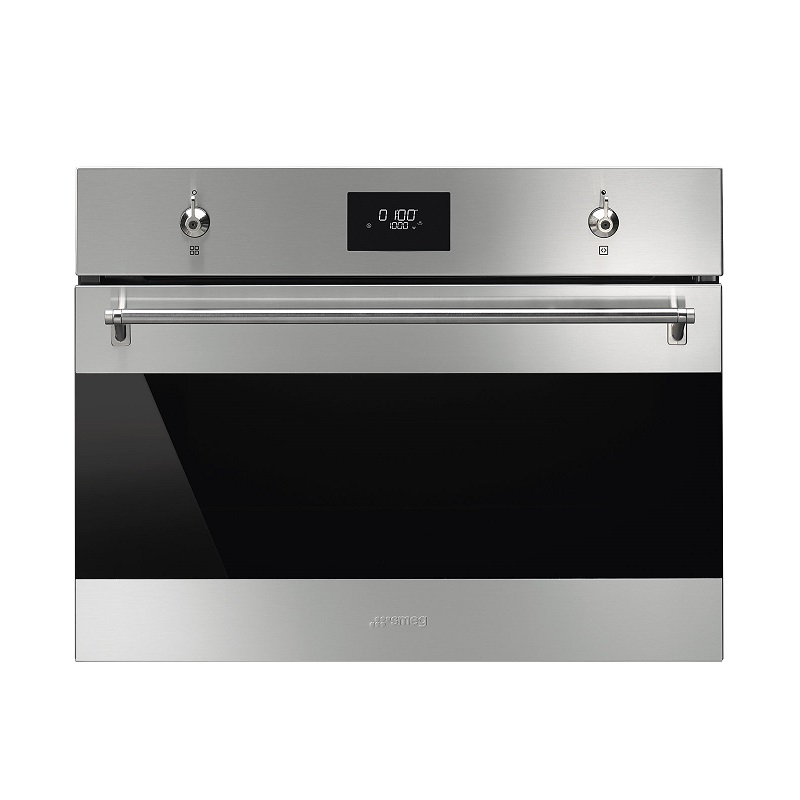 SMEG SO4301M0X/SF4301MX Microwave, 45cm, with Grill Oven Classica, Stainles Steel