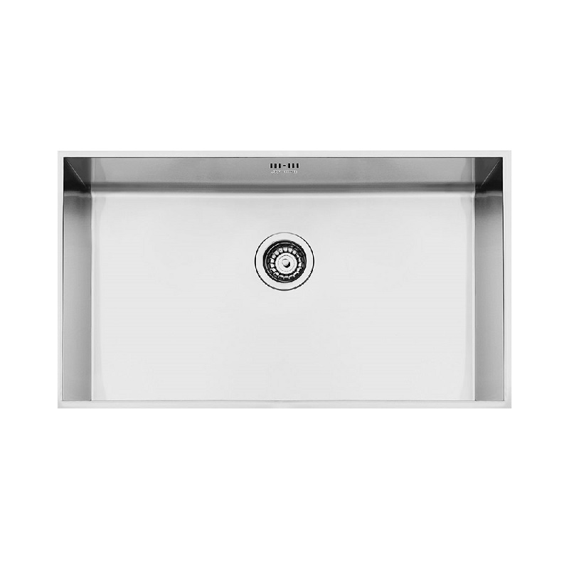 SMEG VSTQ72-2 Sink, Universale, Squares Bowl (Stainless Steel)