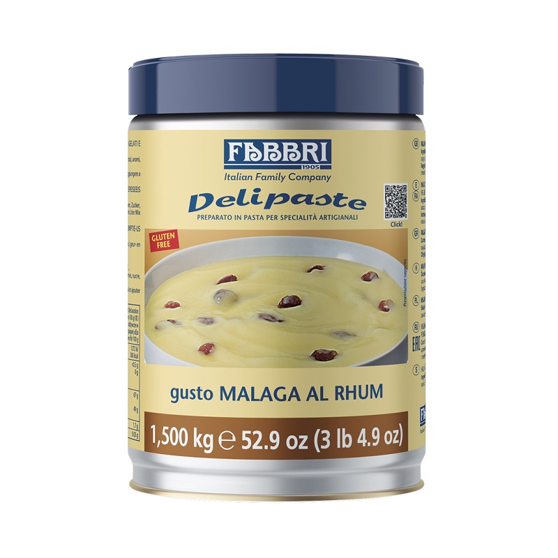Fabbri Delipaste Malaga Rhum Flavoured (1,5kg) / 9225422-27H