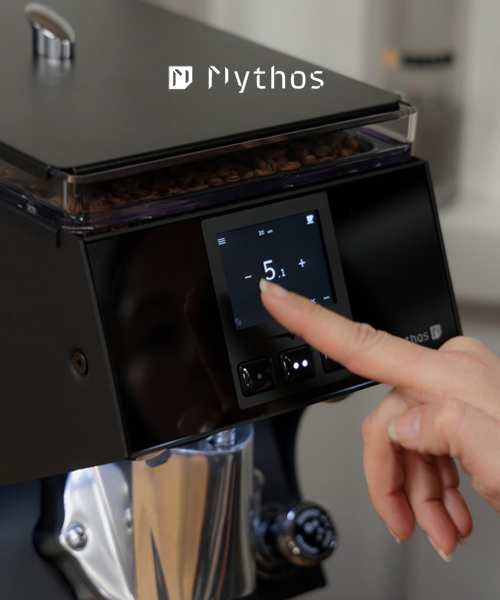 Mythos Mythos is the coffee grinder developed to define a new idea of precision and control.  Now, the time has come to set a new level of grinding perfection.
